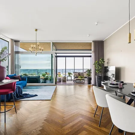 公寓 Noblessner Seaview Penthouse 塔林